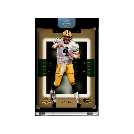 Brett-Favre-Gold-/50-2003-Upper-Deck-Finite-Vorderseite