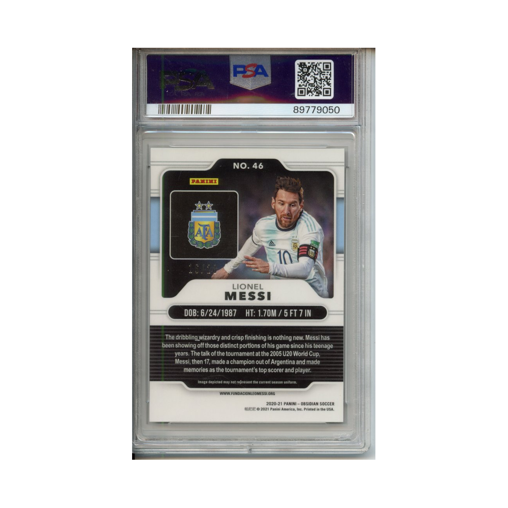 Lionel-Messi-Electric-Etch-Red-Flood-2020-Panini-Obsidian-PSA-10-Rückseite