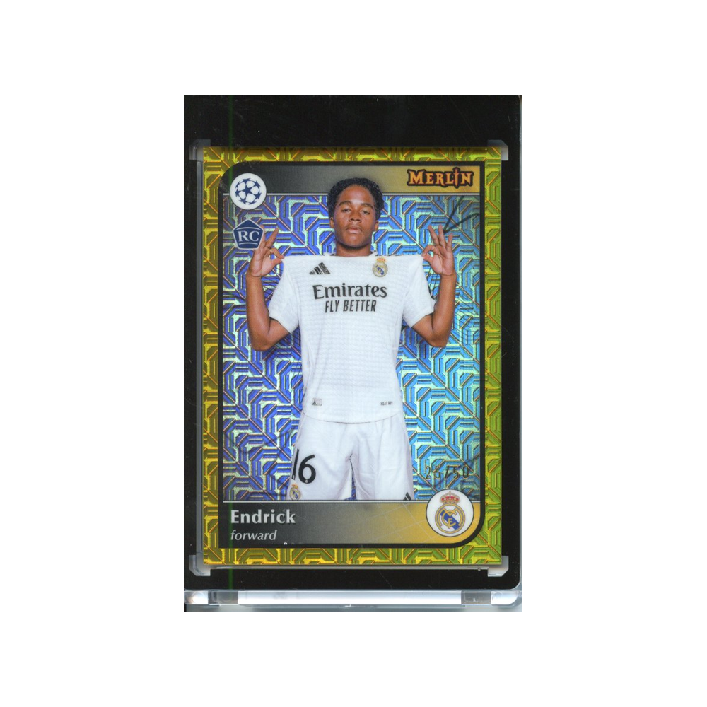 Endrick-Gold-Mojo-/50-2024-Topps-Merlin-Vorderseite