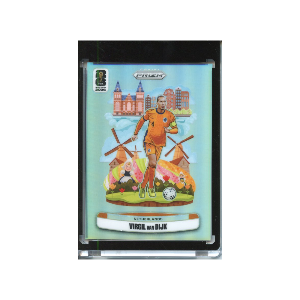 Virgil-Van-Dijk-Silver-National-Landmarks-2026-Prizm-FIFA-World-Cup-Vorderseite
