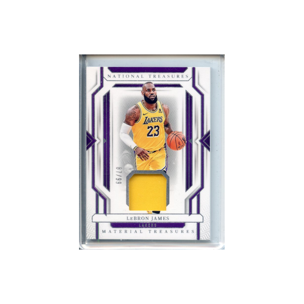 Lebron-James-Material-Treasures-Patch-/99-2023-National-Treasures-Vorderseite
