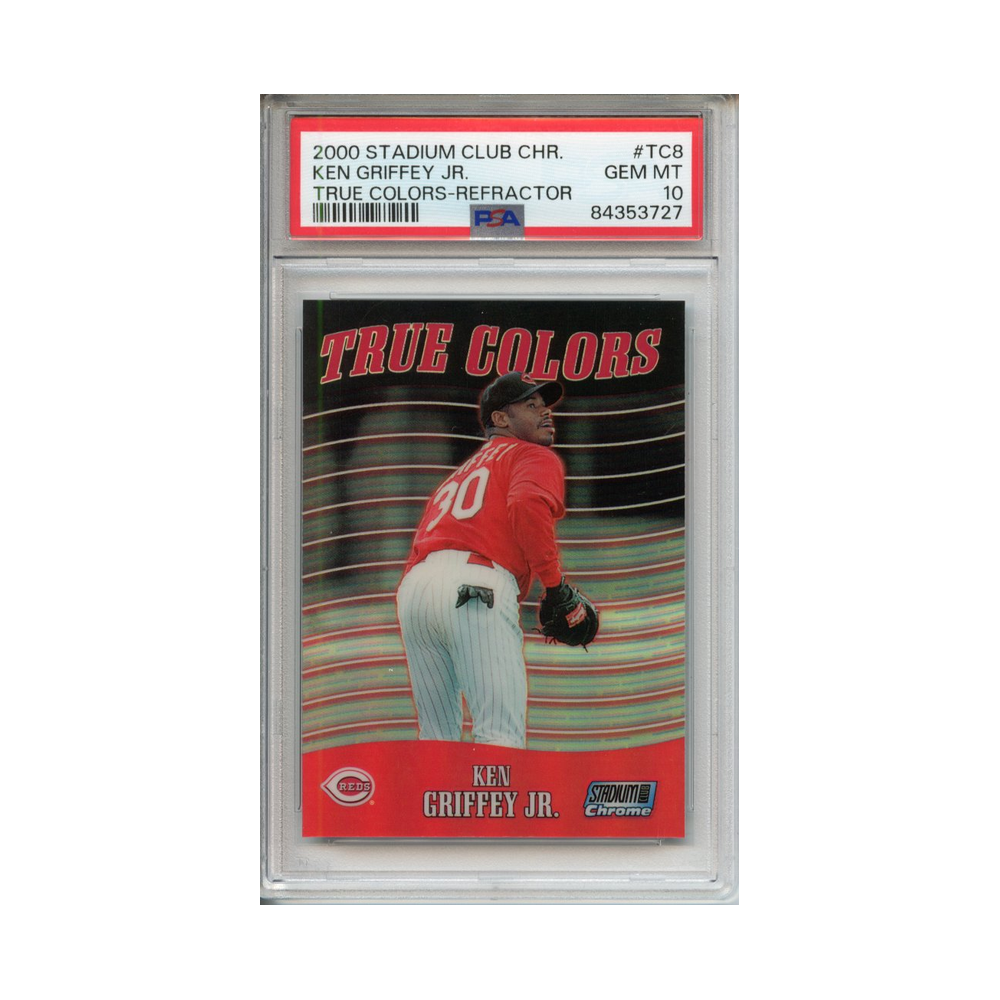 Ken-Griffey-Jr.-True-Colors-Refractor-2000-Stadium-Club-Chrome-PSA-10-Vorderseite