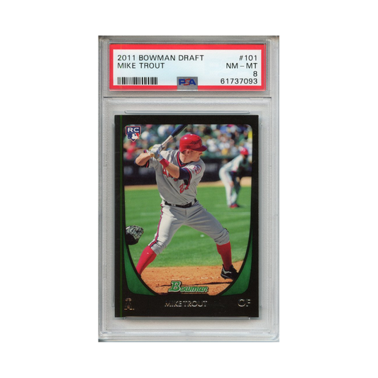 Mike-Trout-2011-Bowman-Draft-PSA-8-Vorderseite