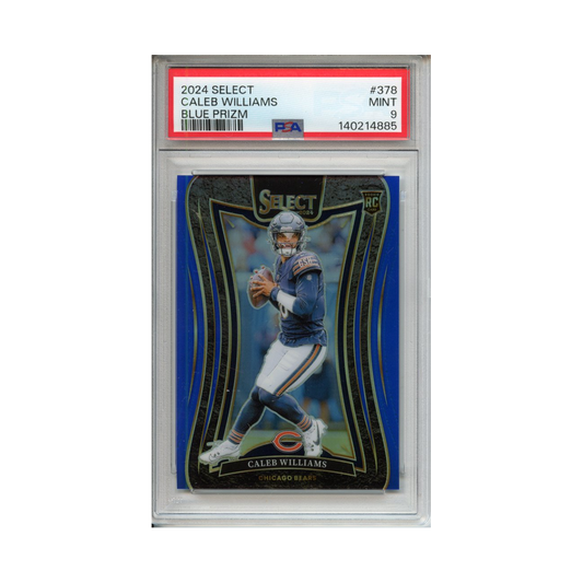 Caleb-Williams-Blue-Prizm-2024-Select-PSA-9-Vorderseite