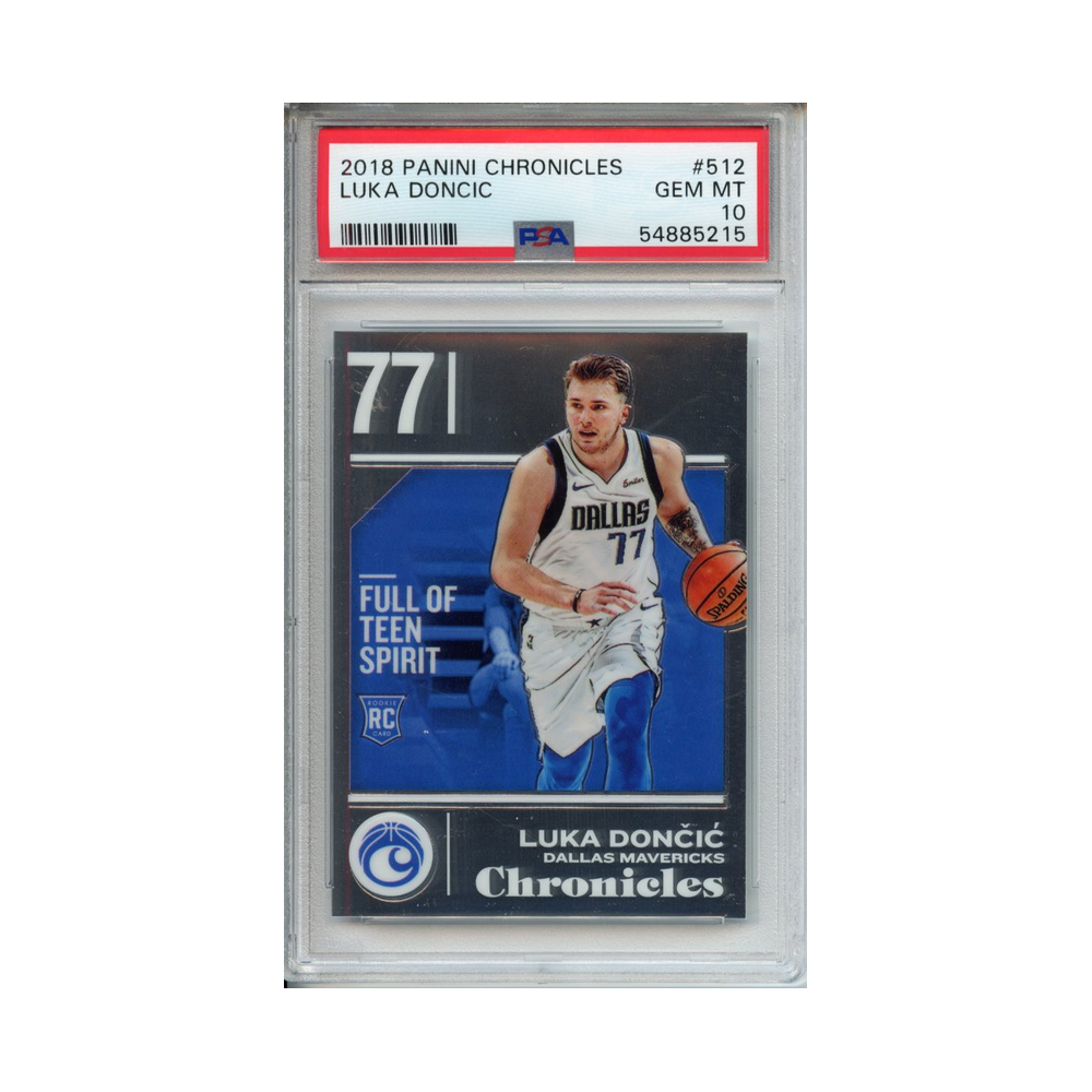 Luka-Doncic-2018-Panini-Chronicles-#2-PSA-10-Vorderseite