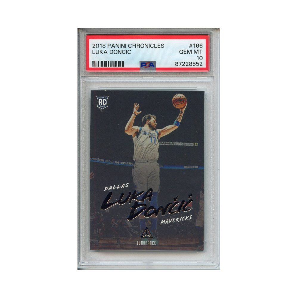 Luka-Doncic-2018-Panini-Chronicles-#3-PSA-10-Vorderseite