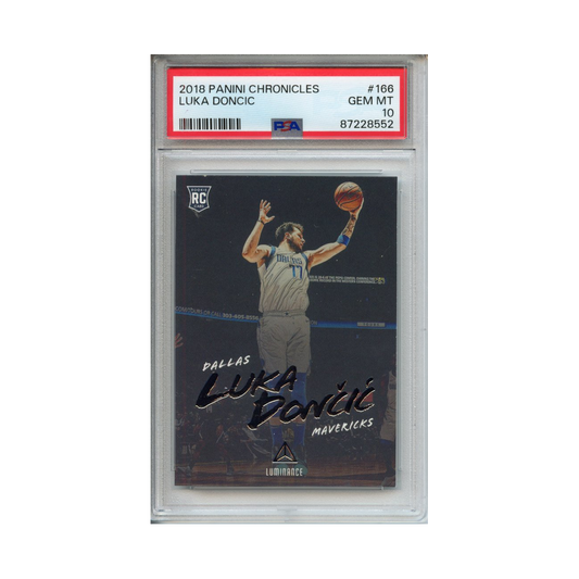Luka-Doncic-2018-Panini-Chronicles-#3-PSA-10-Vorderseite