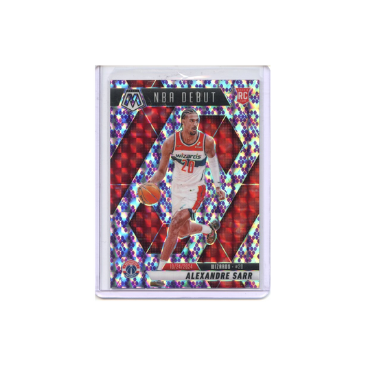 Alexandre-Sarr-Purple-Snakeskin-NBA-Debut-/24-2024-Mosaic-Vorderseite
