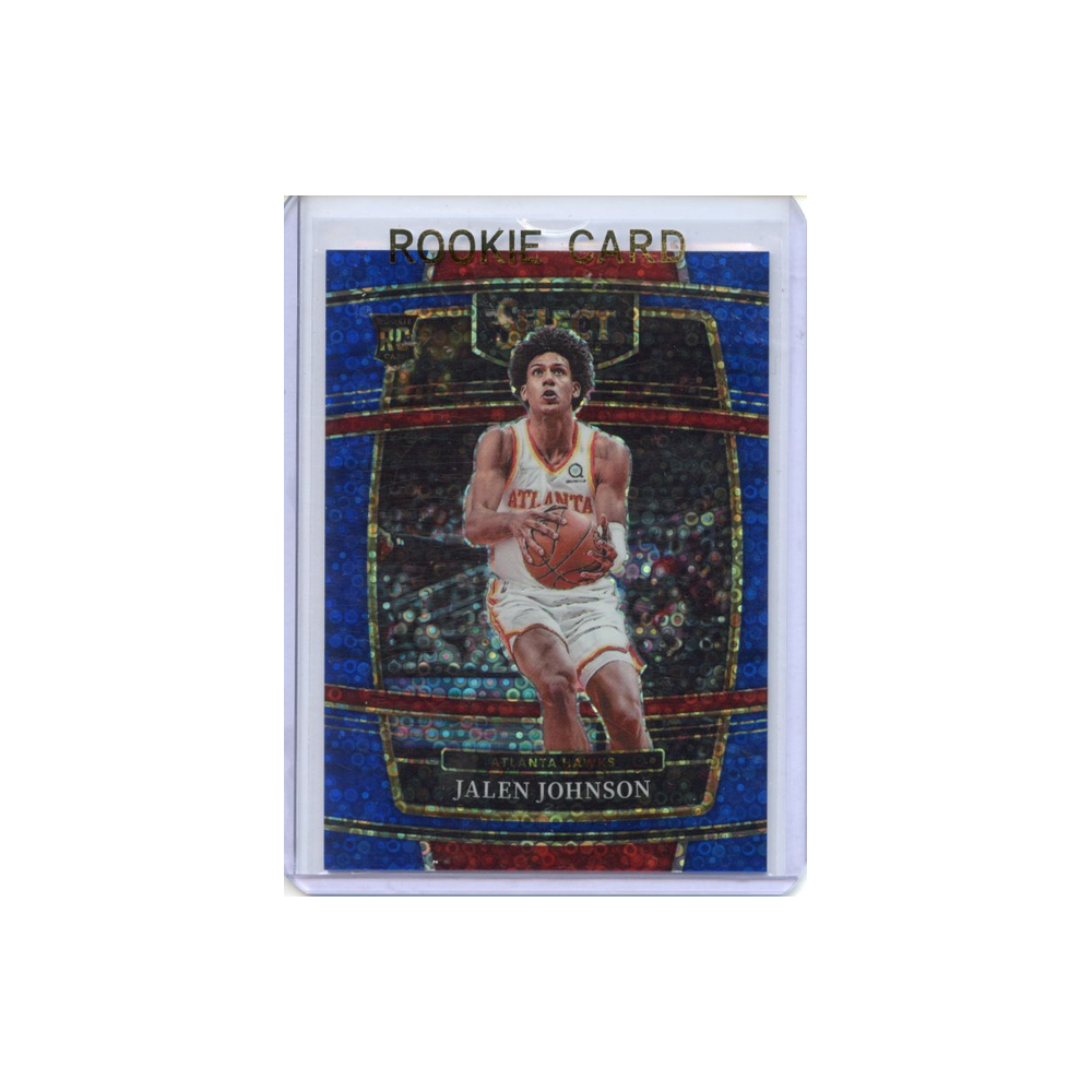 Jalen-Johnson-Blue-Disco-/25-2021-Prizm-Vorderseite