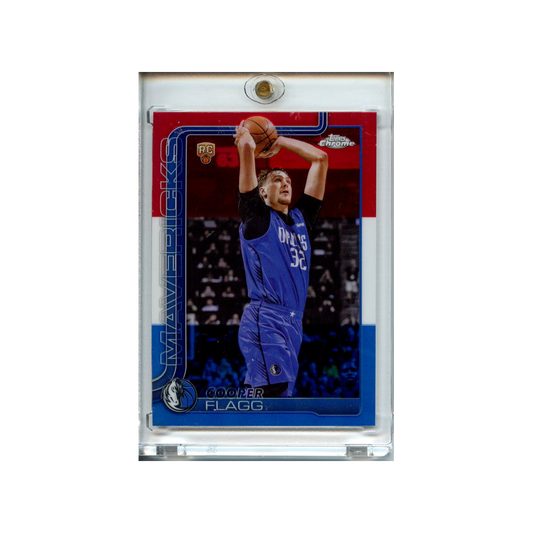 Cooper-Flagg-Red/White/Blue-2025-Topps-Chrome-Vorderseite