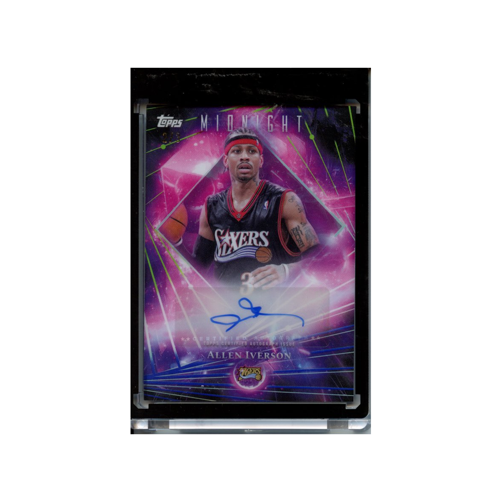 Allen-Iverson-Auto-/3-2025-Topps-Midnight-Vorderseite