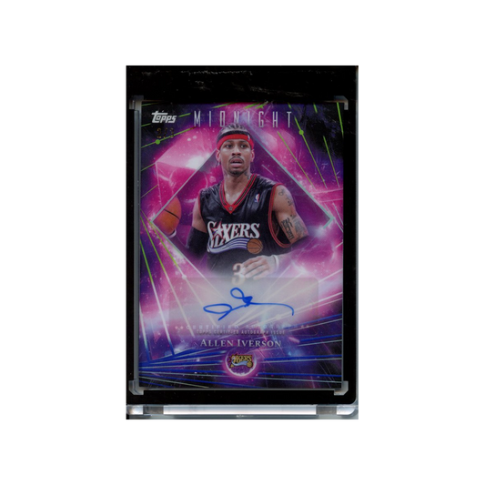 Allen-Iverson-Auto-/3-2025-Topps-Midnight-Vorderseite