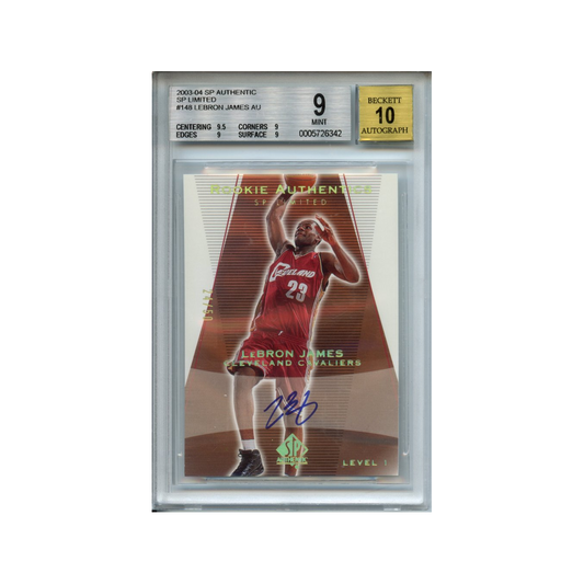 Lebron-James-Autograph-SP-Limited-2003-04-SP-Authentic-BGS-9/10-Vorderseite