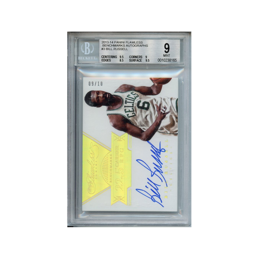 Bill-Russell-Benchmarks-Autographs-2013-14-Panini-Flawless-BGS-9/10-Vorderseite