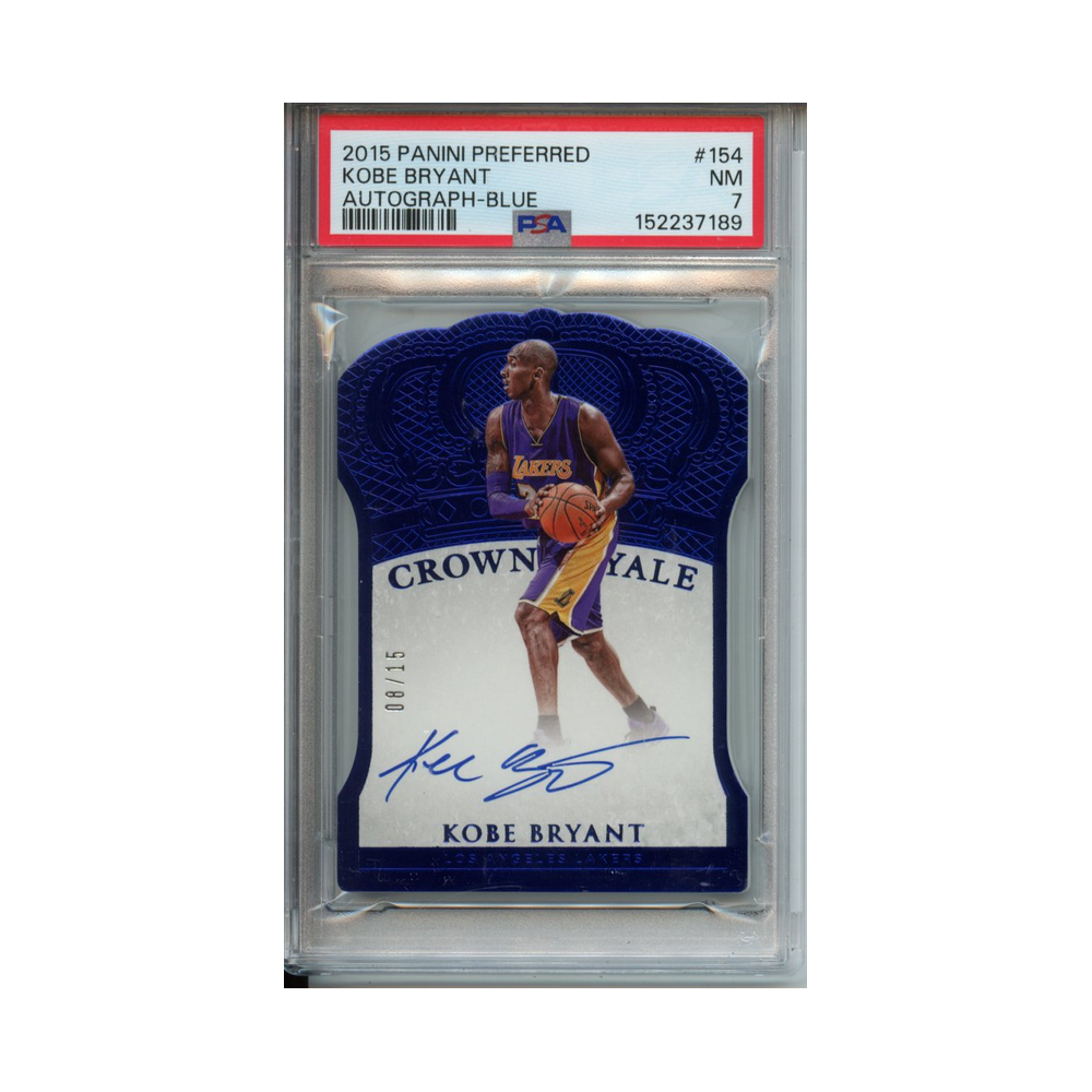 Kobe-Bryant-Autograph--Blue-08/15-Jersey-Number-2015-Panini-Preferred--PSA-7-Vorderseite