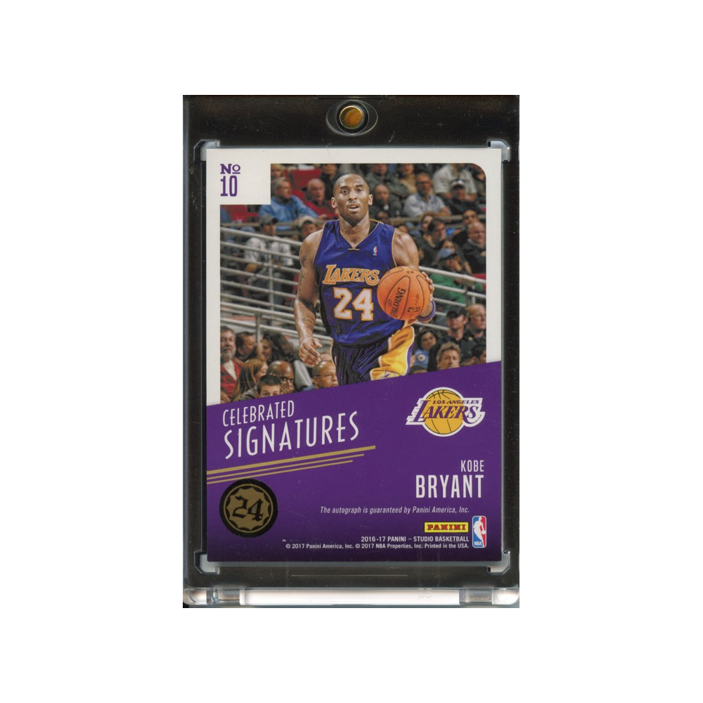 Kobe-Bryant-Autograph-Celebrated-Signatures-/15-2016-Studio-Rückseite