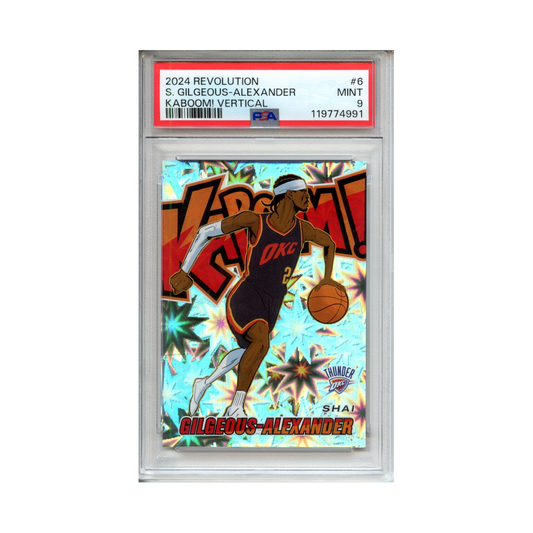 Shai-Gilgeous-Alexander-Kaboom!-Vertical-2024-Revolution-PSA-9-Vorderseite