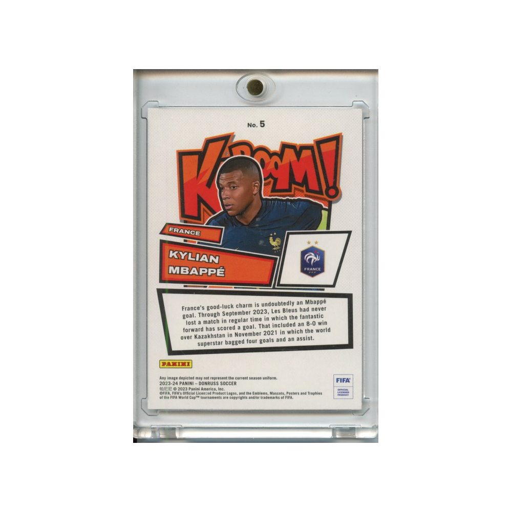 Kylian--Mbappe-Kaboom!-2023-Donruss-Rückseite