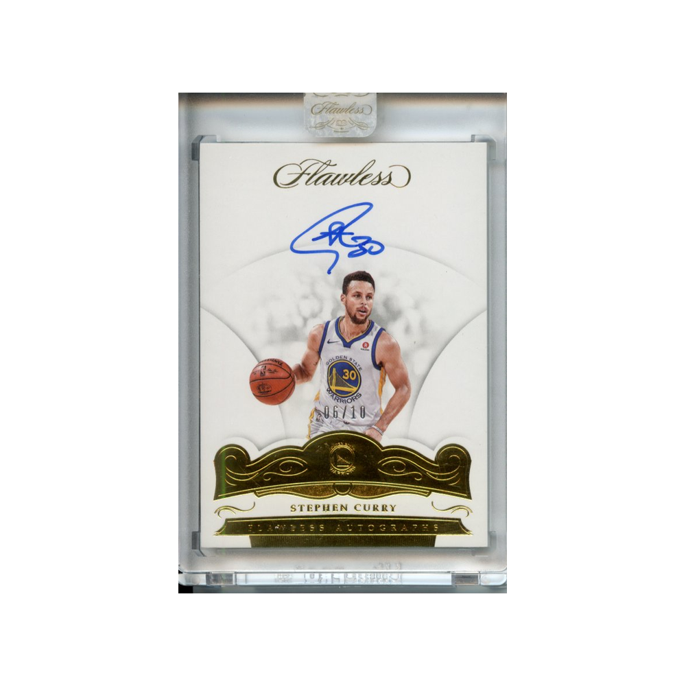 Stephen-Curry-Autograph-Gold-/10-2017-Flawless-Vorderseite