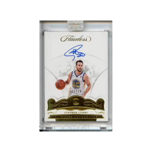 Stephen-Curry-Autograph-Gold-/10-2017-Flawless-Vorderseite