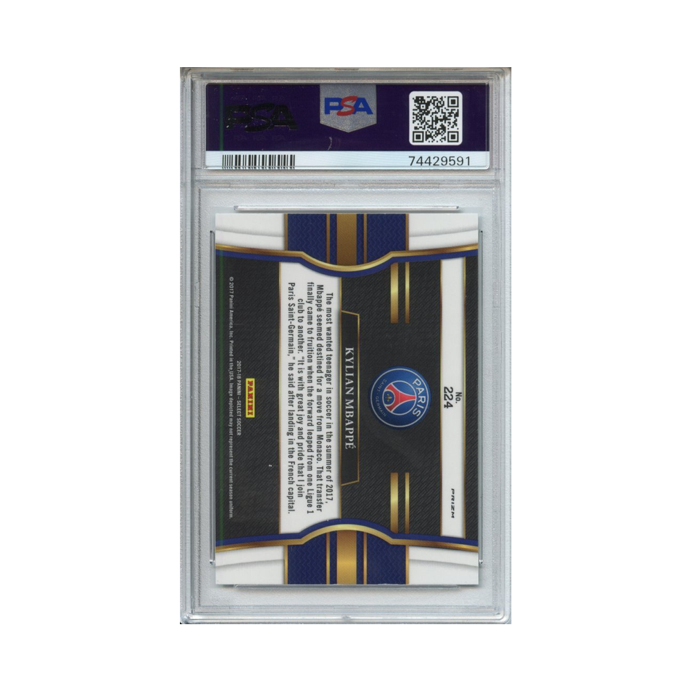 Kylian-Mbappe-Silver-2017-Panini-Select-PSA-10-Rückseite