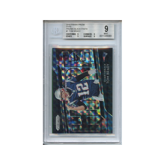 Tom-Brady-Hype-Prizms-Black-Finite-2018-Panini-Prizm-BGS-9-Vorderseite
