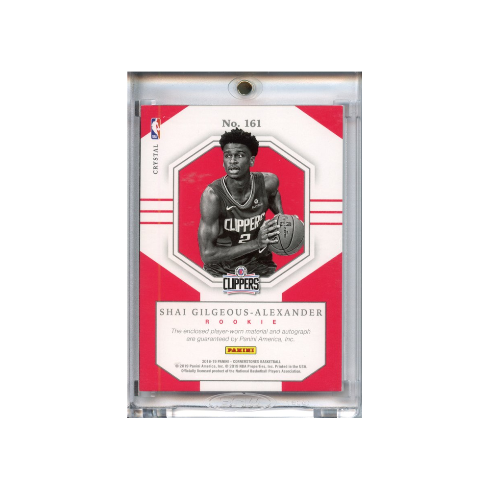 Shai-Gilgeous-Alexander-Patch-Autograph-/75-2018-Cornerstones-Rückseite