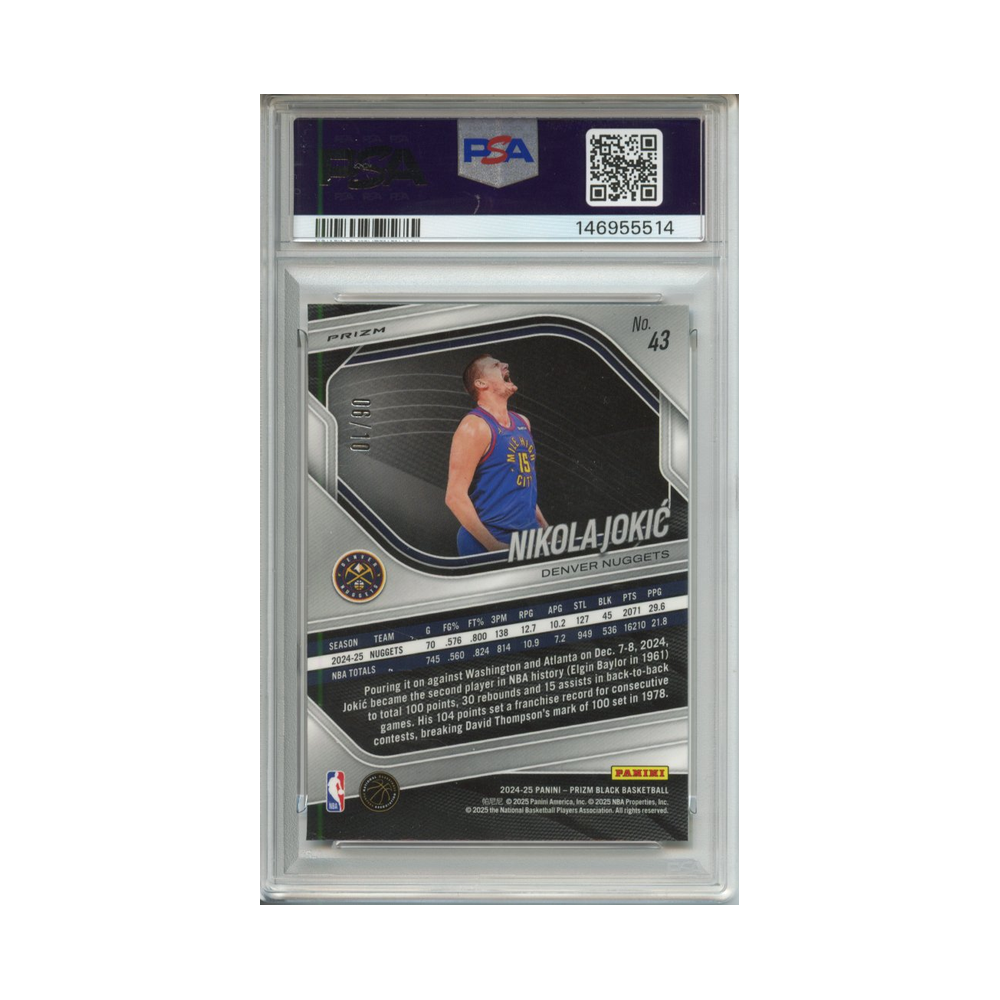 Nikola-Jokic-Gold-Prizm-2024-Prizm-Black-PSA-9-Rückseite