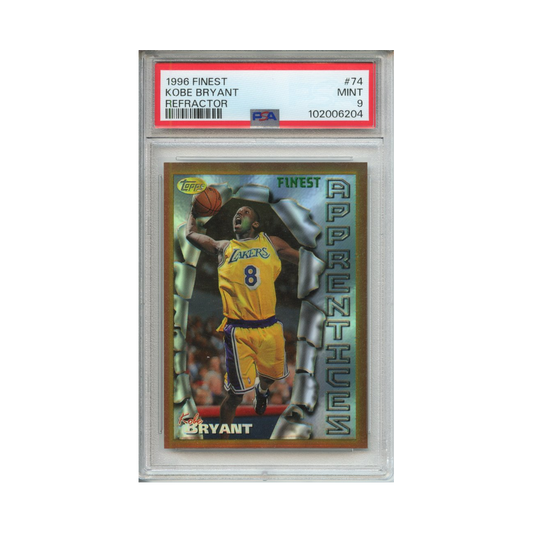Kobe-Bryant-Refractor-1996-Finest-PSA-9-Vorderseite