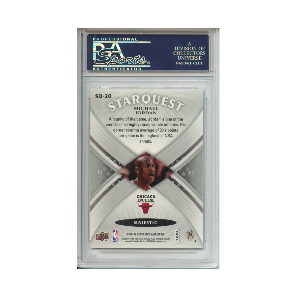 Michael-Jordan-Black-2008-Upper-Deck-Starquest-PSA-10-Rückseite