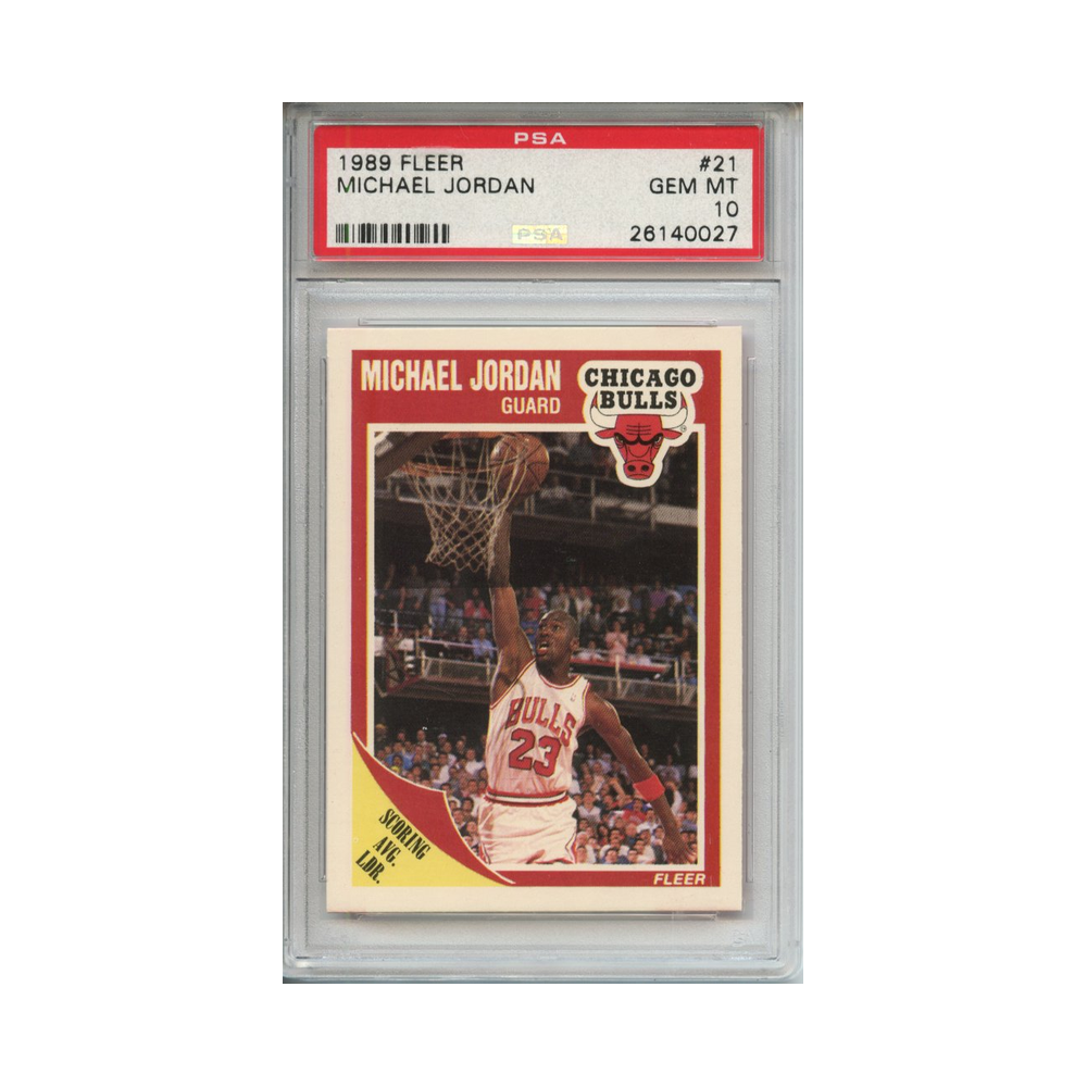 Michael-Jordan-1989-Fleer-PSA-10-Vorderseite