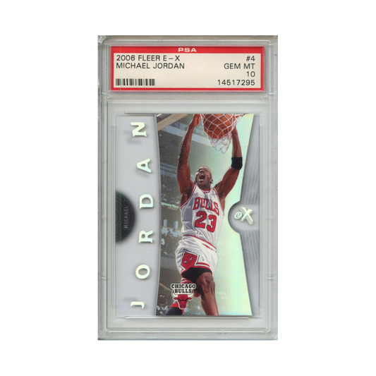 Michael-Jordan-2006-Fleer-E-X-PSA-10-Vorderseite