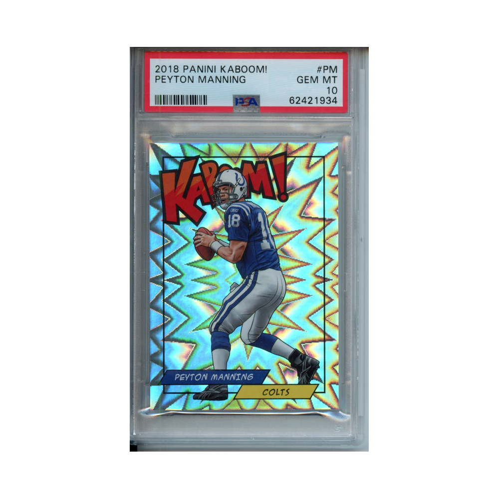 Peyton-Manning-2018-Panini-Kaboom!-PSA-10-Vorderseite
