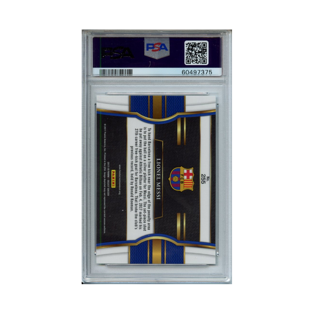 Lionel-Messi-2017-Panini-Select-PSA-10-Rückseite