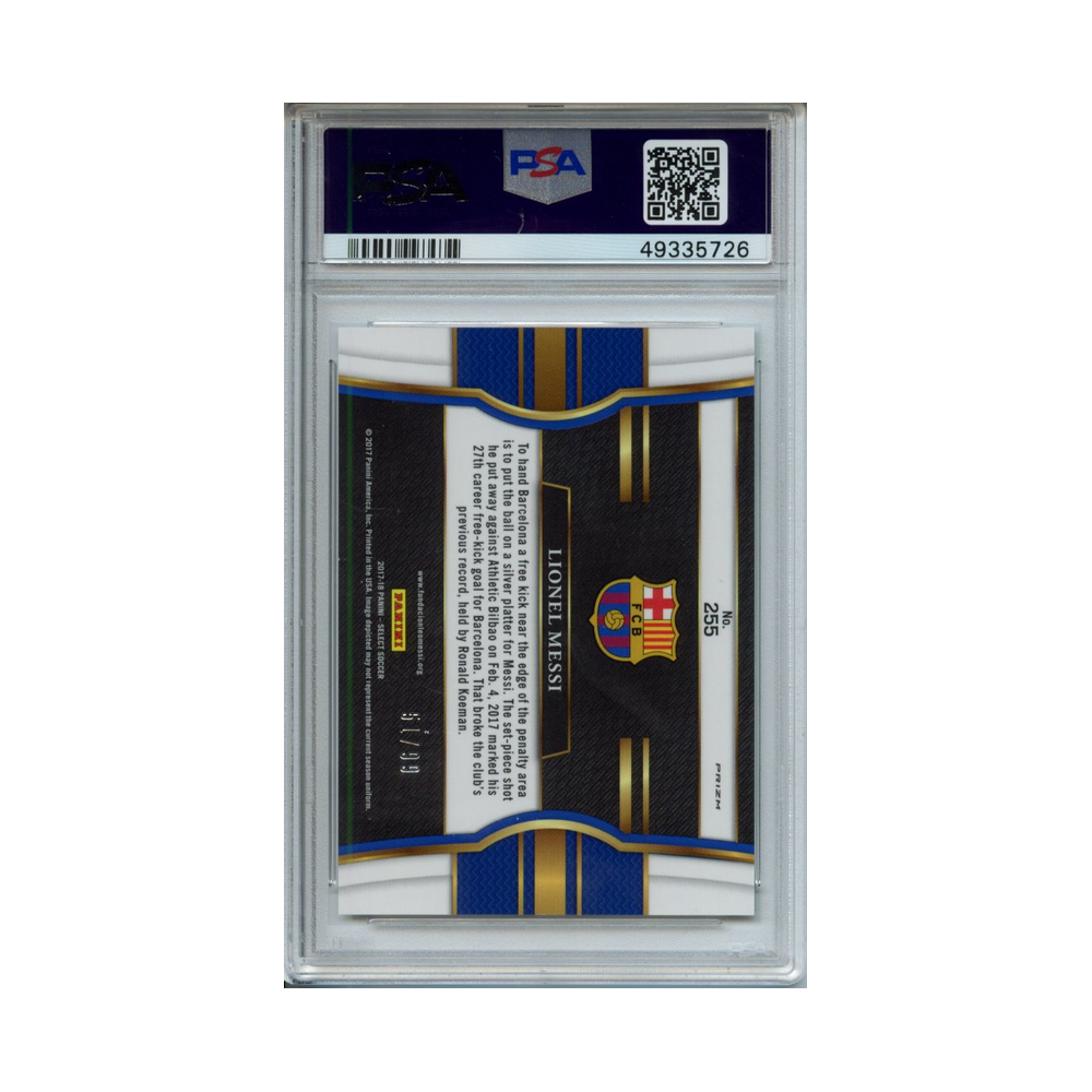 Lionel-Messi-White-2017-Panini-Select-PSA-10-Rückseite