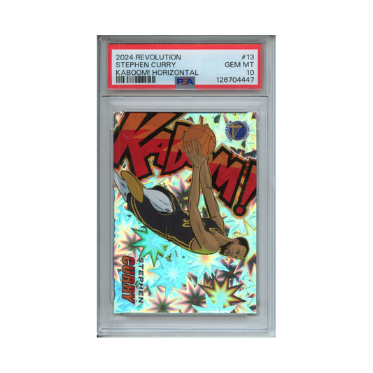 Stephen-Curry-Kaboom!-Horizontal-2024-Revolution-PSA-10-Vorderseite