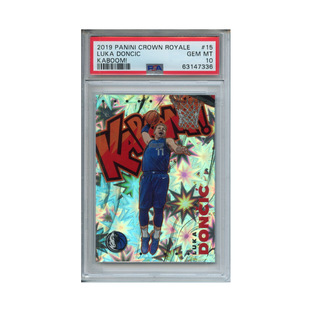 Luka-Doncic-Kaboom!-2019-Panini-Crown-Royale--PSA-10-Vorderseite