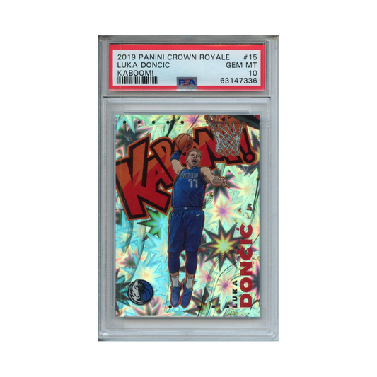 Luka-Doncic-Kaboom!-2019-Panini-Crown-Royale--PSA-10-Vorderseite