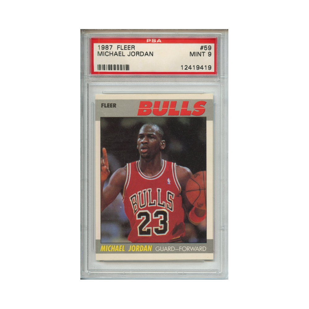 Michael-Jordan-1987-Fleer-PSA-9-Vorderseite