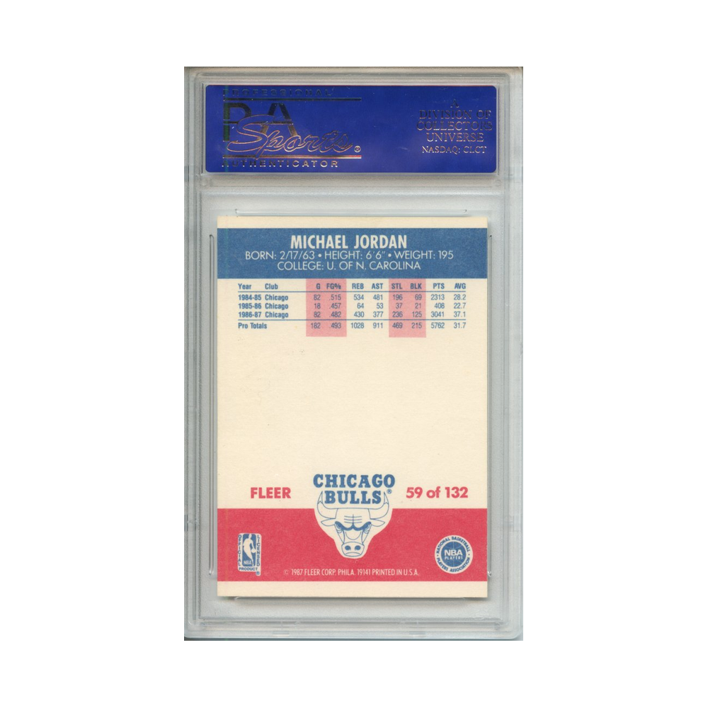 Michael-Jordan-1987-Fleer-PSA-9-Rückseite