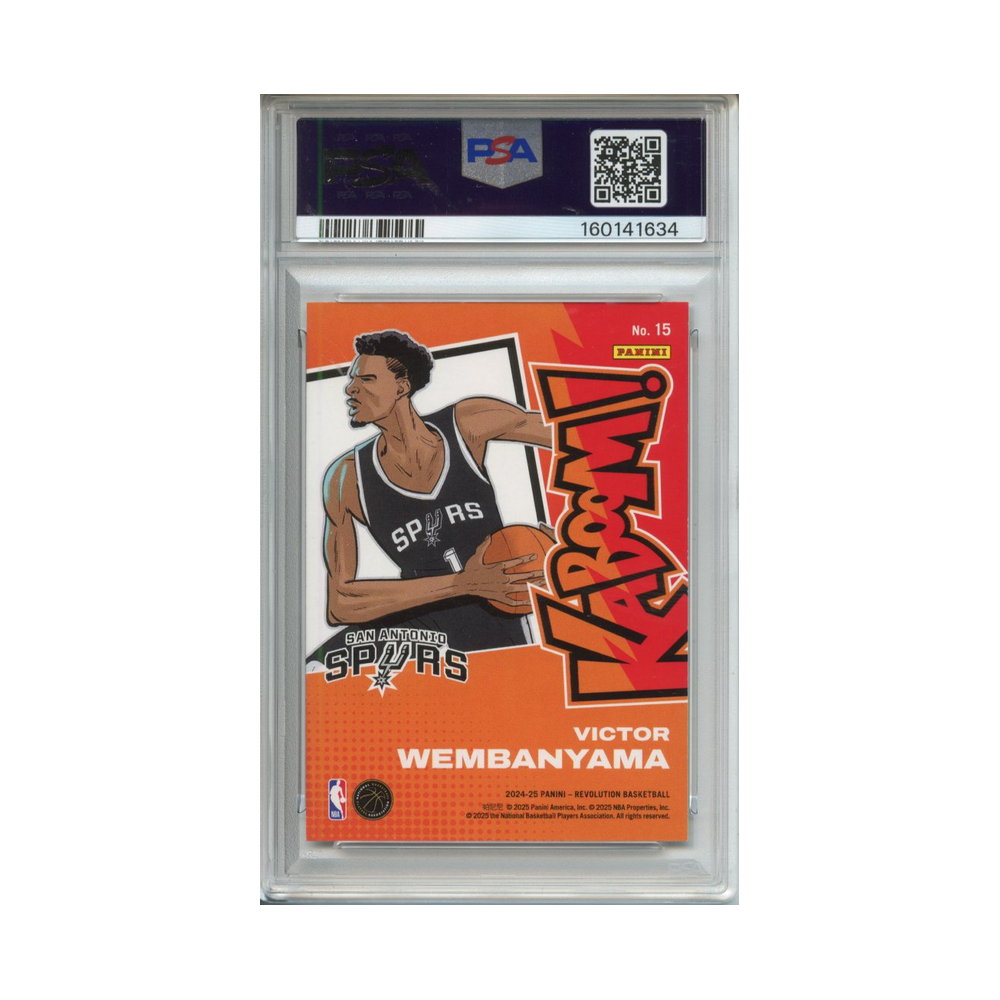 Victor-Wembanyama-Kaboom!-Horizontal-2024-Revolution-PSA-9-Rückseite