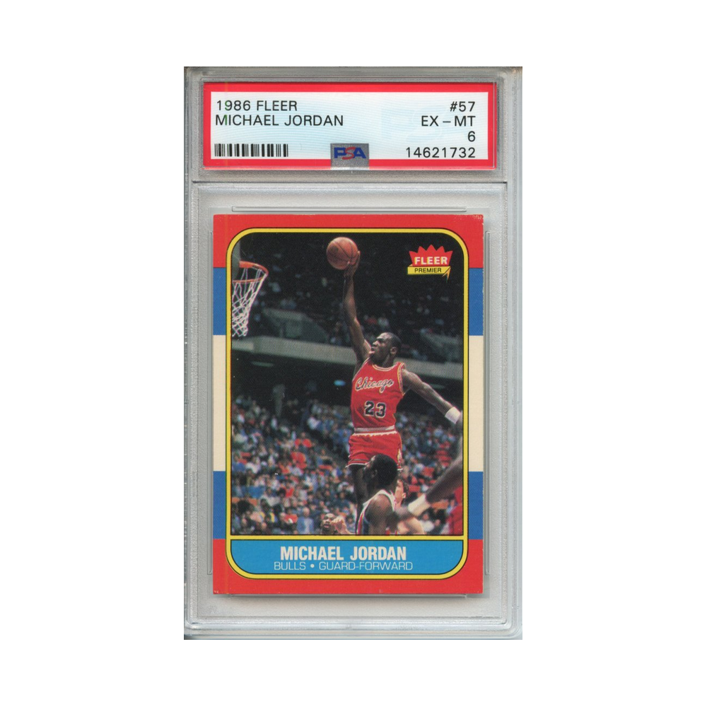 Michael-Jordan-1986-Fleer-PSA-6-Vorderseite