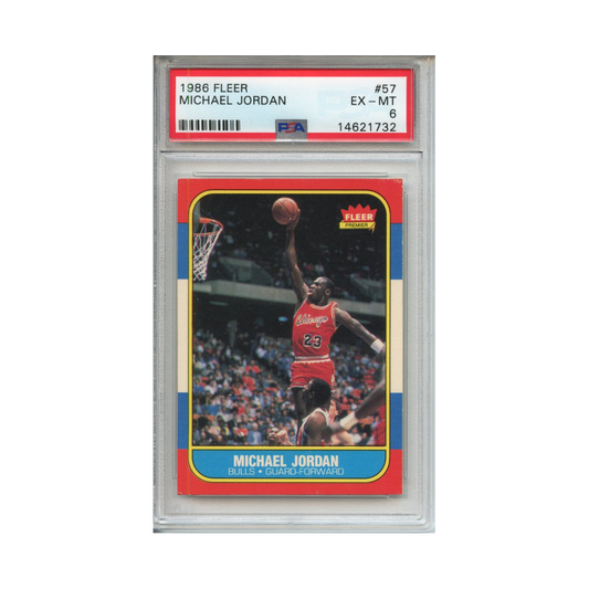 Michael-Jordan-1986-Fleer-PSA-6-Vorderseite