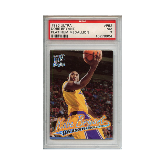 Kobe-Bryant-Platinum-Medallion-1996-Ultra-PSA-7-Vorderseite
