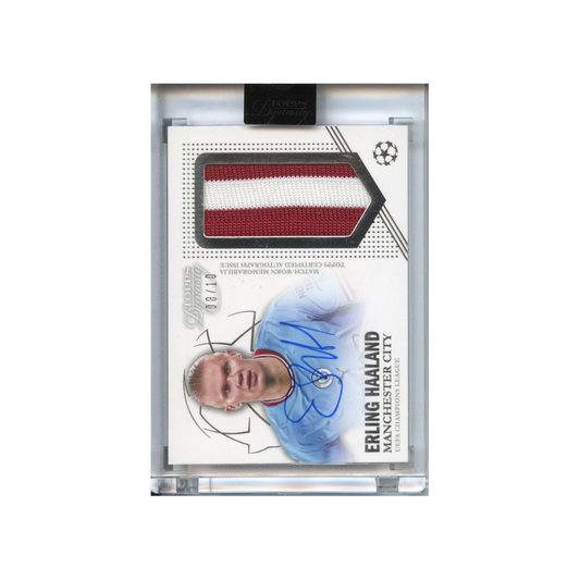 Erling-Haaland-Patch-Autograph-/10-2022-Topps-Dynasty-Vorderseite