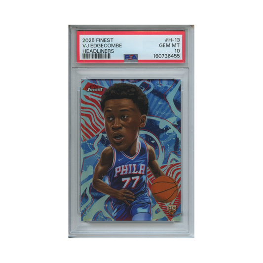 VJ Edgecombe Headliners 2025 Finest PSA 10