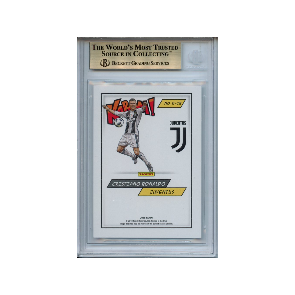 Cristiano-Ronaldo-2018-Panini-Kaboom-BGS-9,5-Rückseite