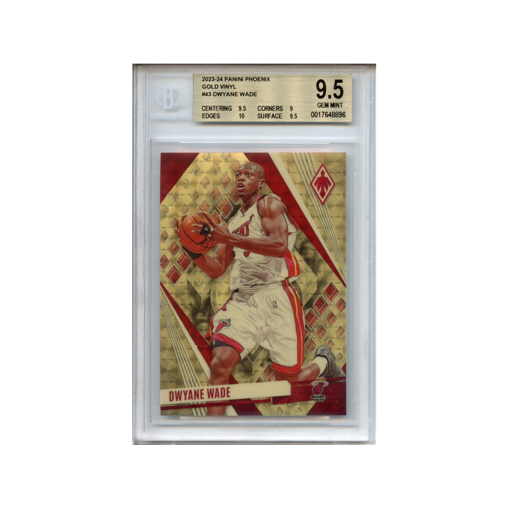Dwyane-Wade-Gold-Vinyl-2023-24-Panini-Phoenix-BGS-9,5-Vorderseite