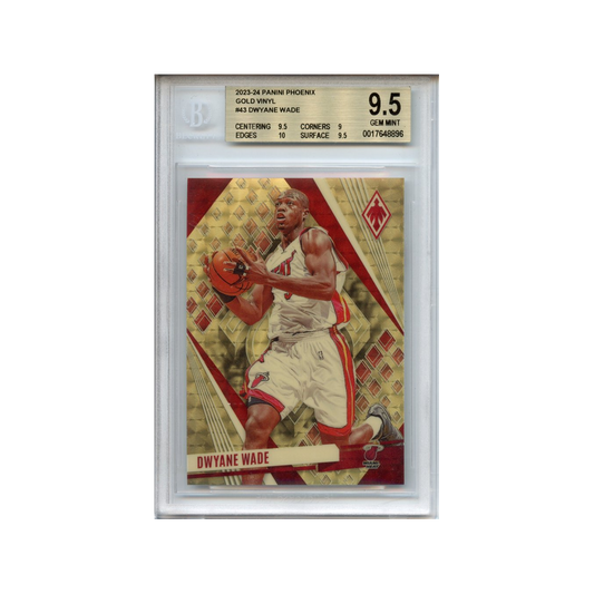 Dwyane-Wade-Gold-Vinyl-2023-24-Panini-Phoenix-BGS-9,5-Vorderseite