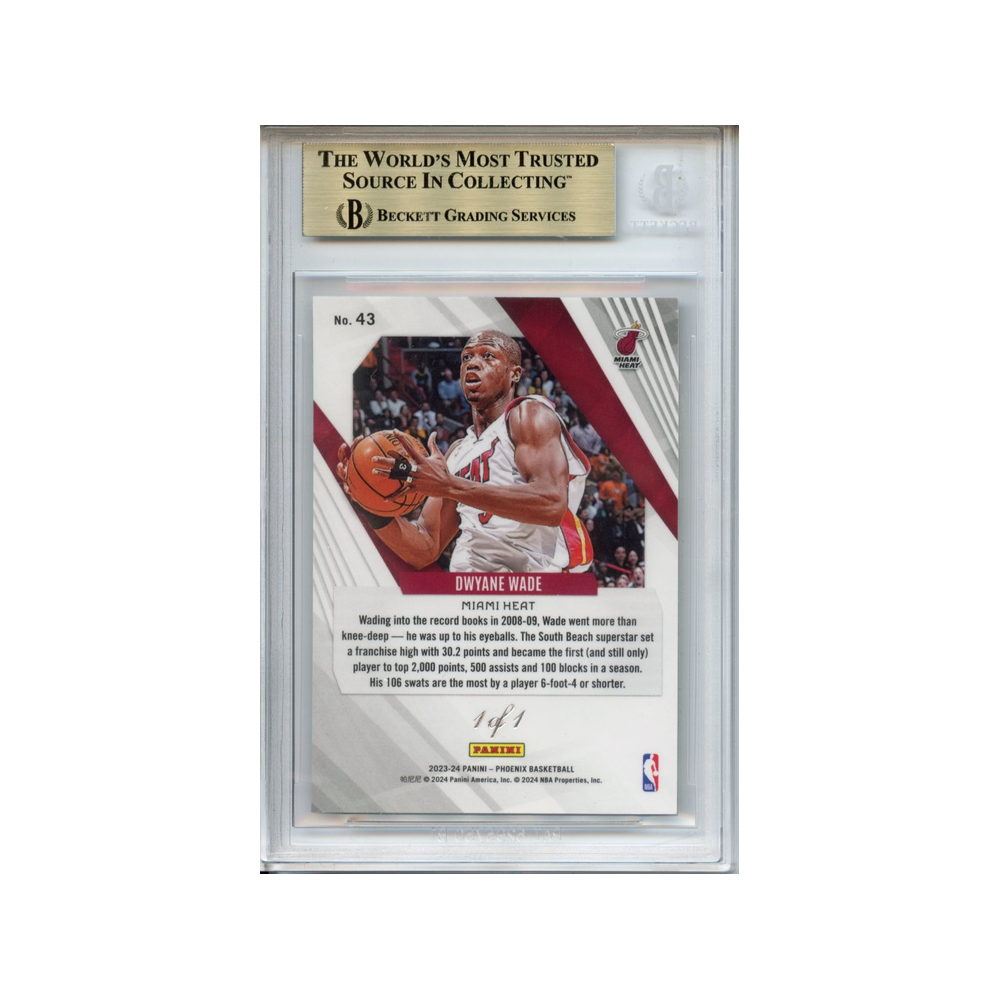 Dwyane-Wade-Gold-Vinyl-2023-24-Panini-Phoenix-BGS-9,5-Rückseite